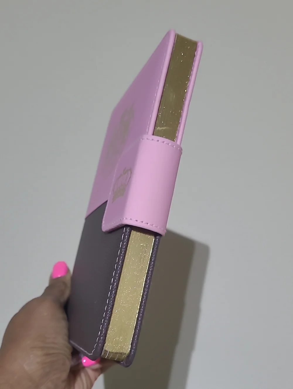 Juicy Couture Pink & Brown Two-Tone Logo Tablet Cover